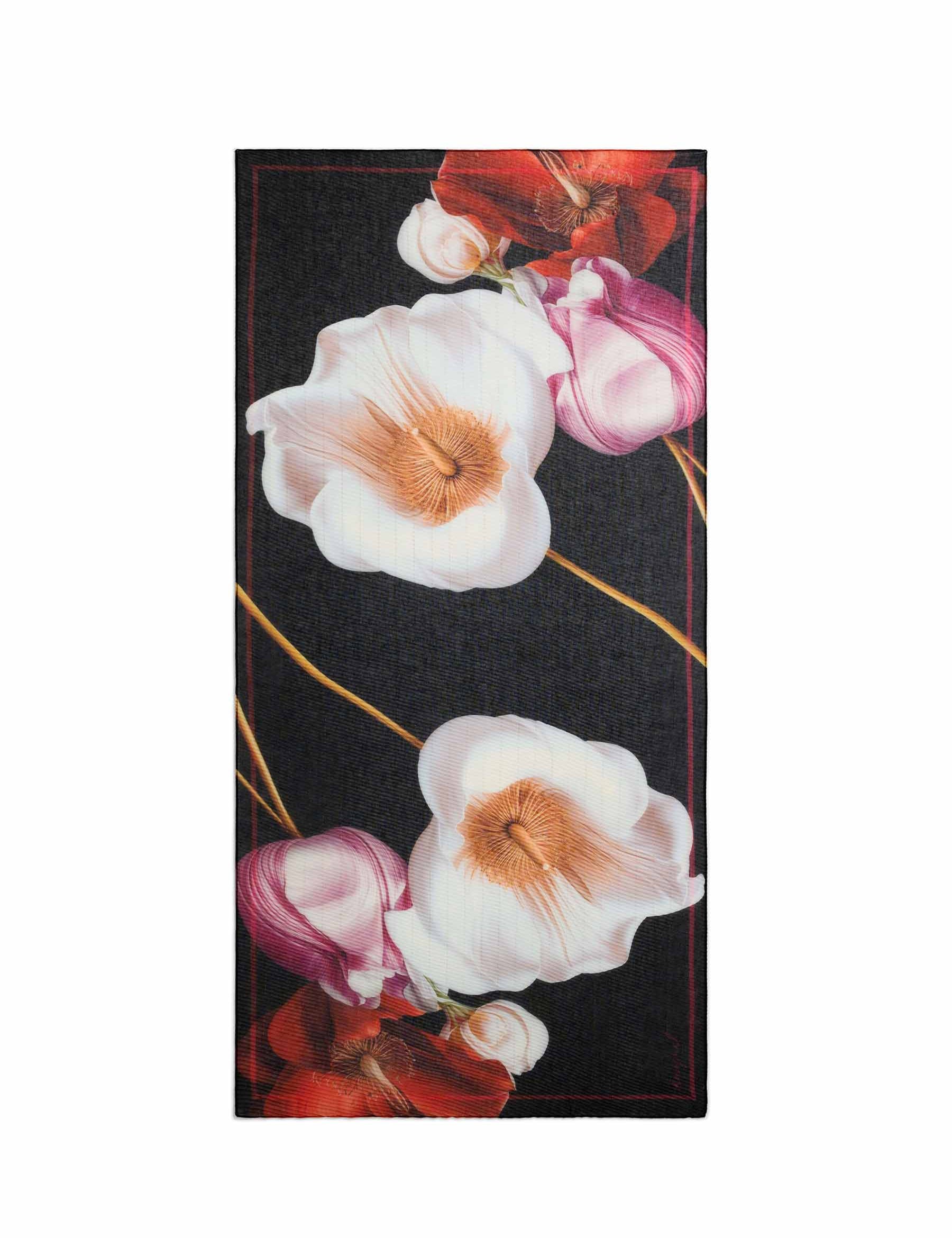 Sciarpe Nero Desigual