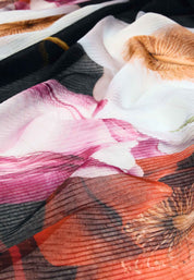 Sciarpe Nero Desigual