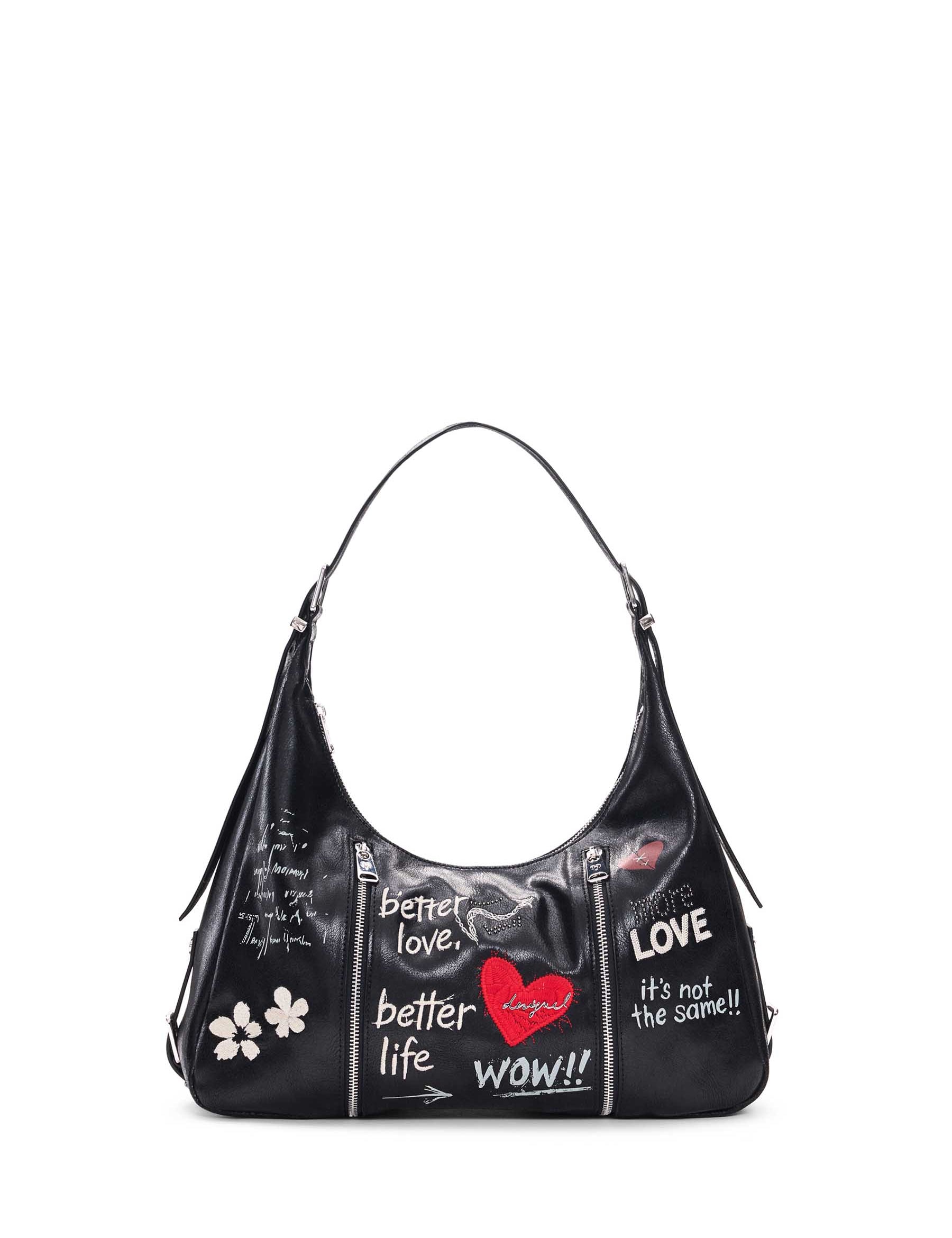 Borse a spalla Nero Desigual