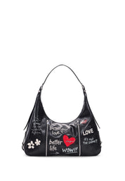 Borse a spalla Nero Desigual