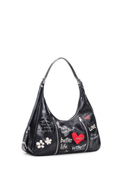 Borse a spalla Nero Desigual