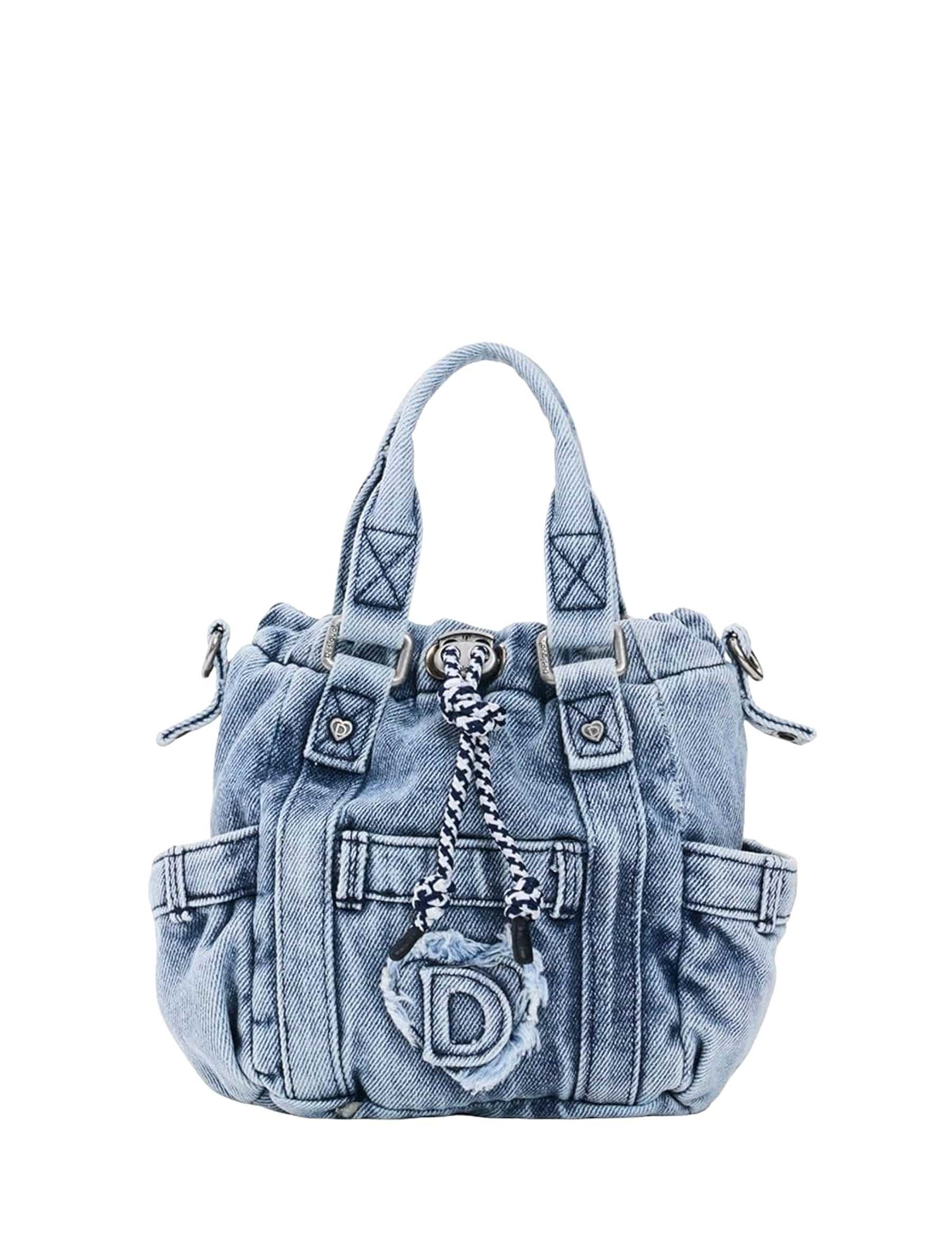 Borse a mano Blu Desigual