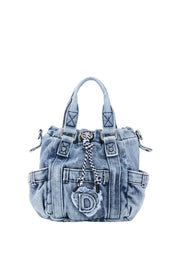 Borse a mano Blu Desigual