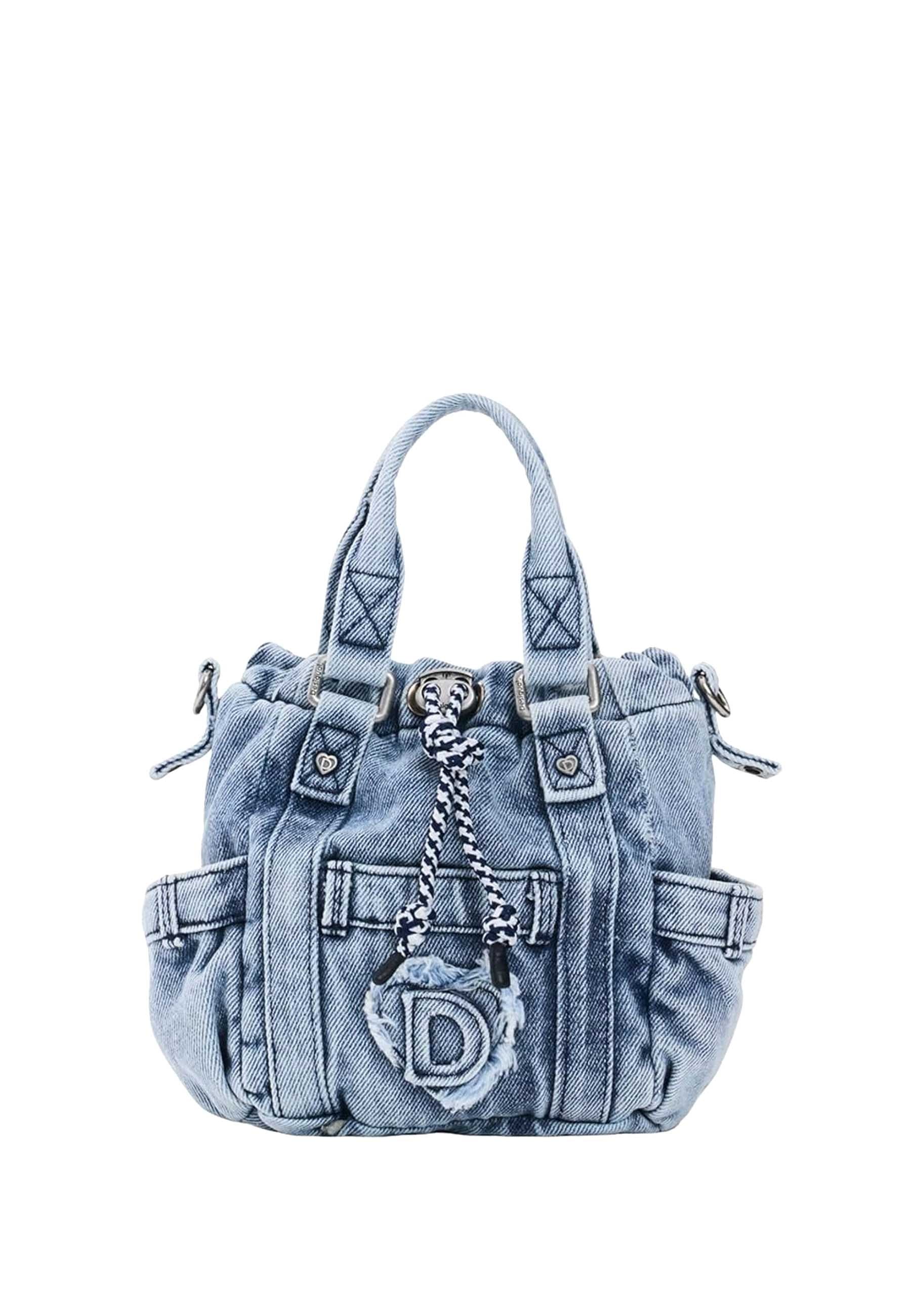 Borse a mano Blu Desigual