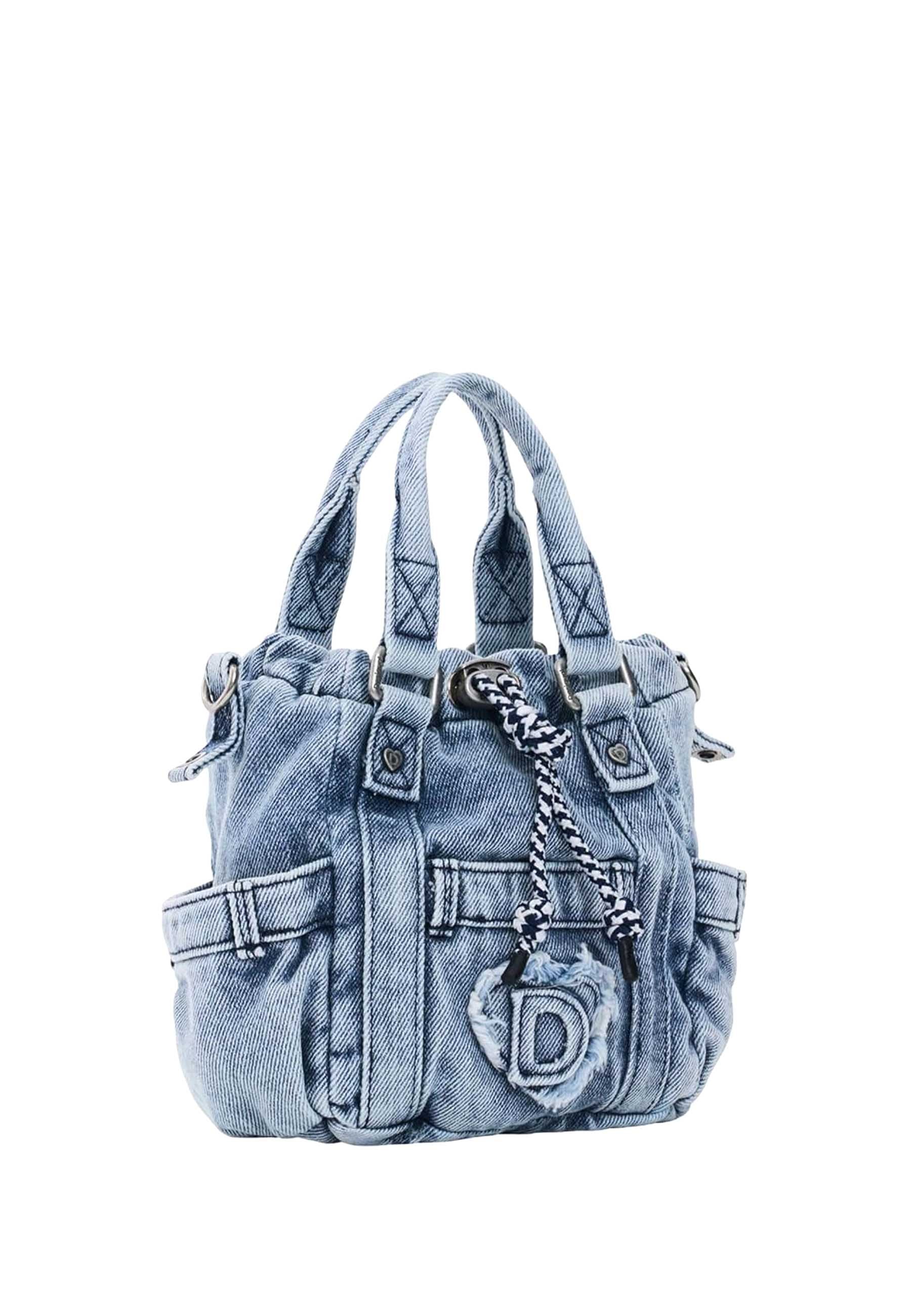 Borse a mano Blu Desigual