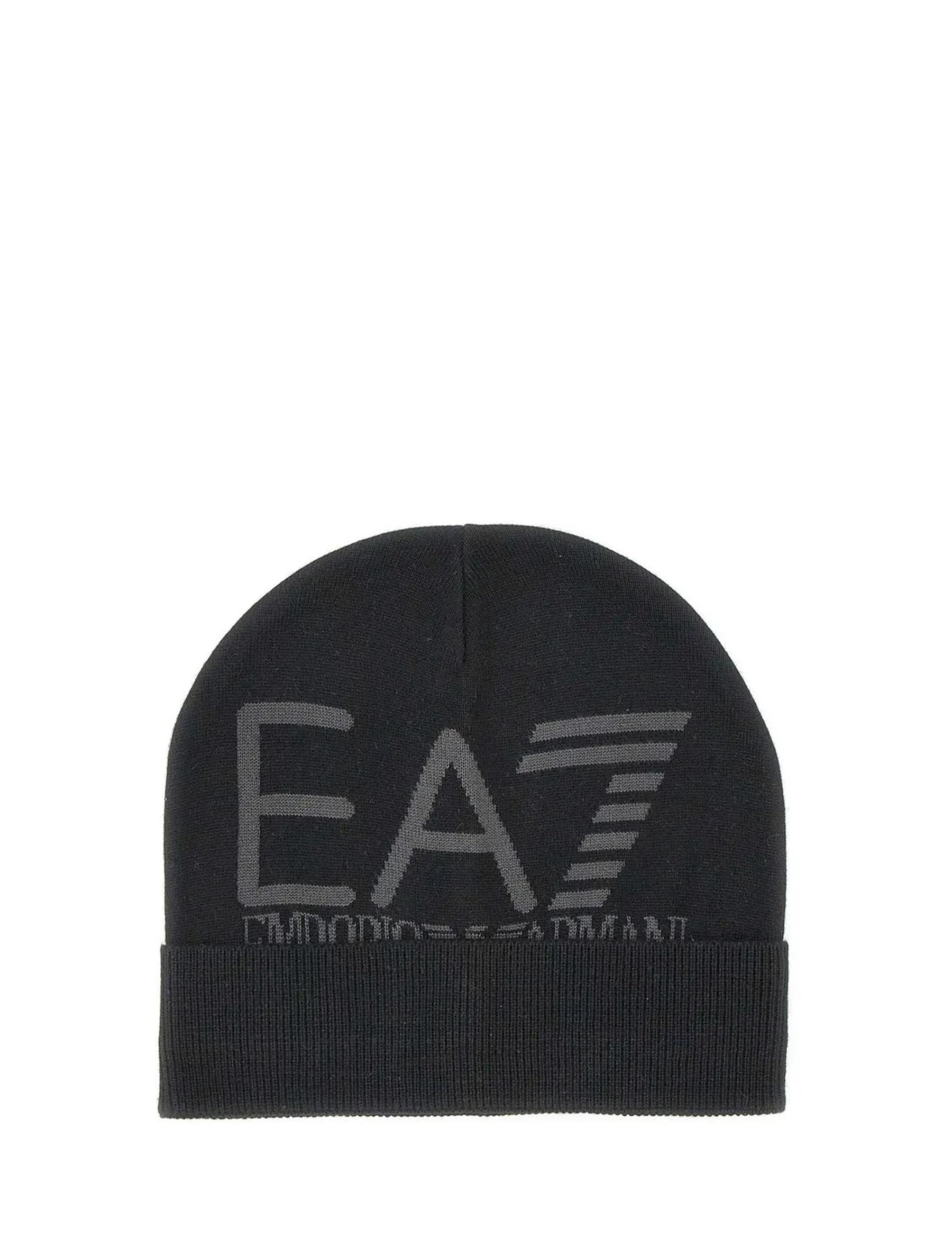 Cappelli Nero Grigio Ea7 Emporio Armani