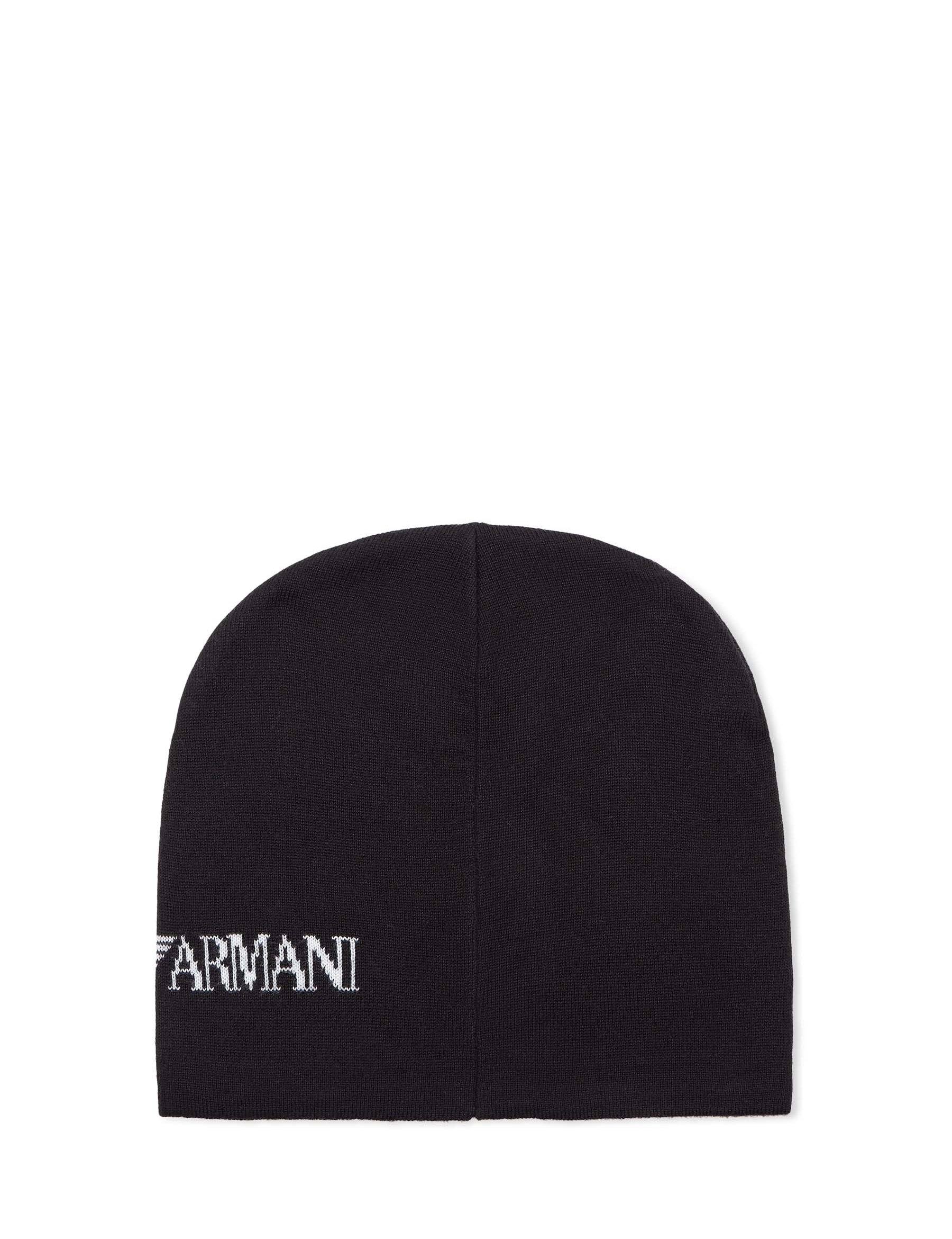 Cappelli Nero Bianco Ea7 Emporio Armani