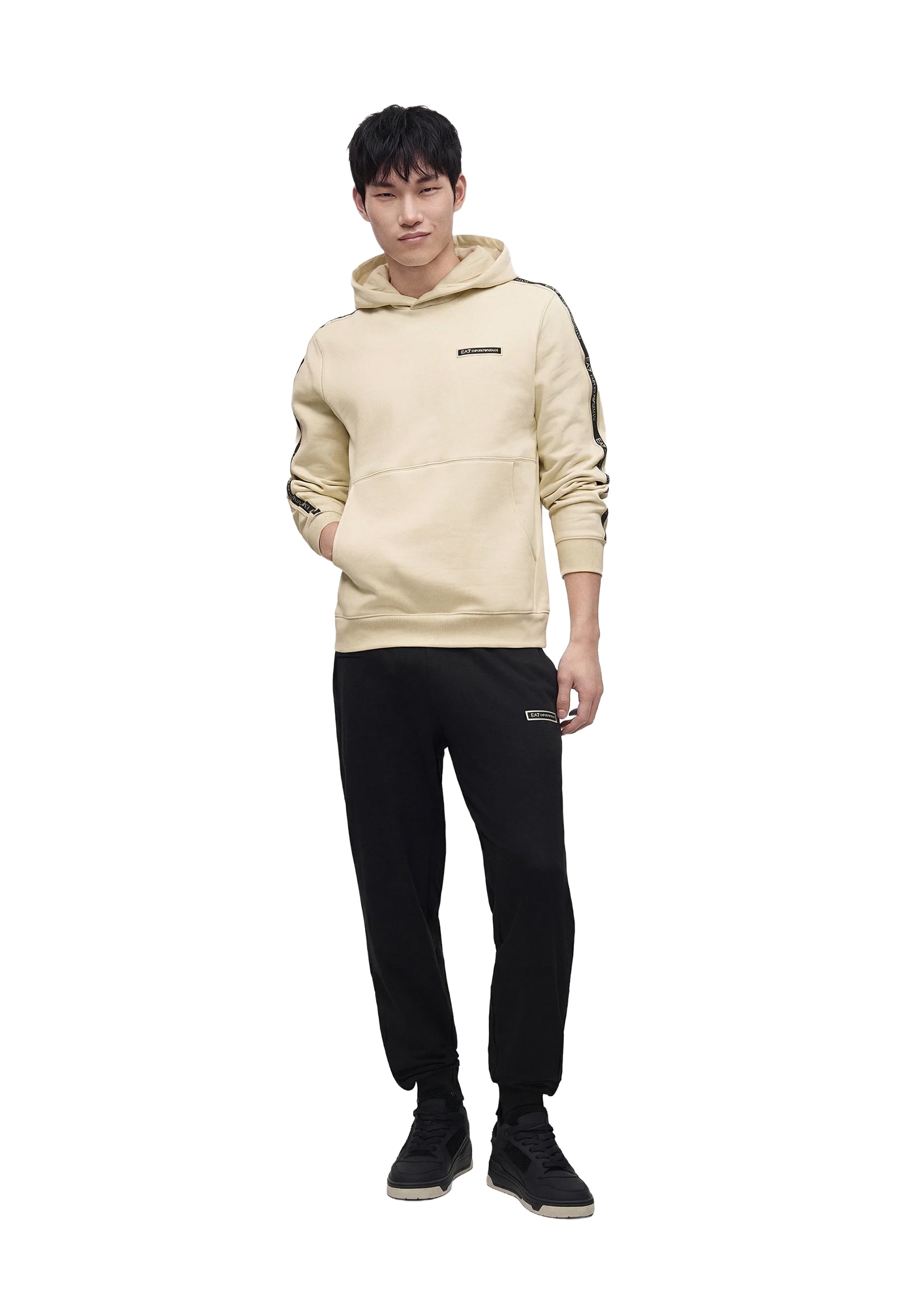 Felpe Avorio Ea7 Emporio Armani