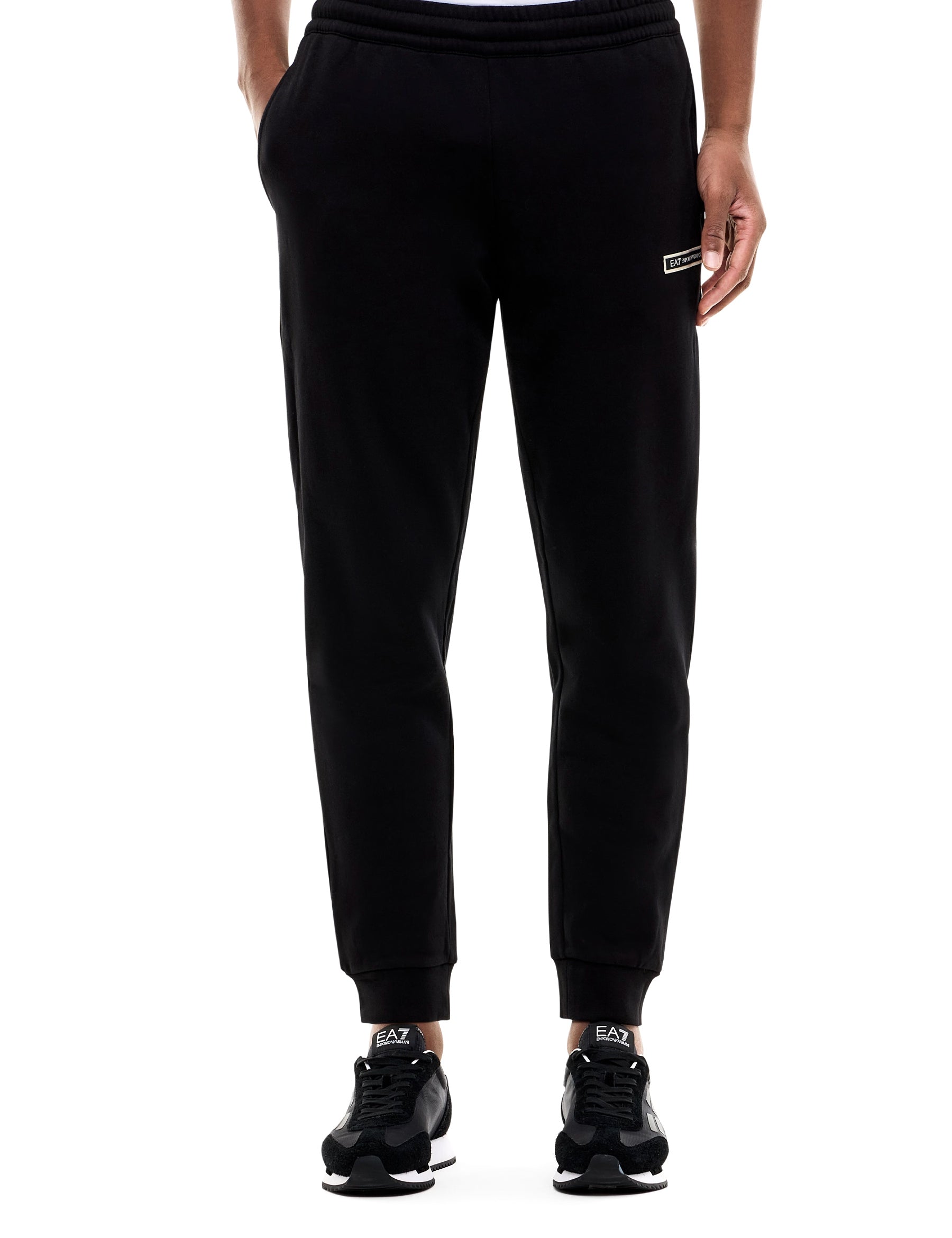 Pantaloni sportivi Nero Ea7 Emporio Armani