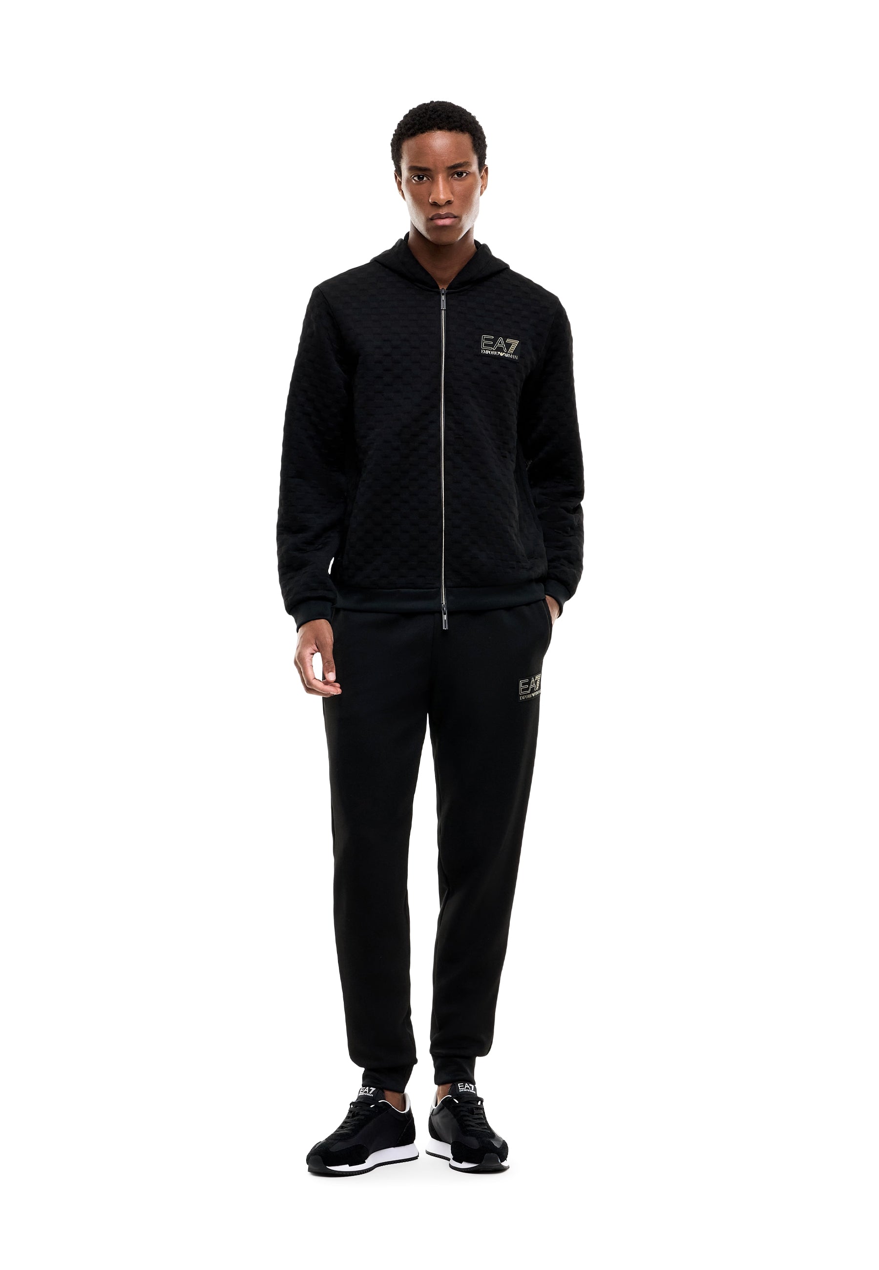 Pantaloni sportivi Nero Ea7 Emporio Armani