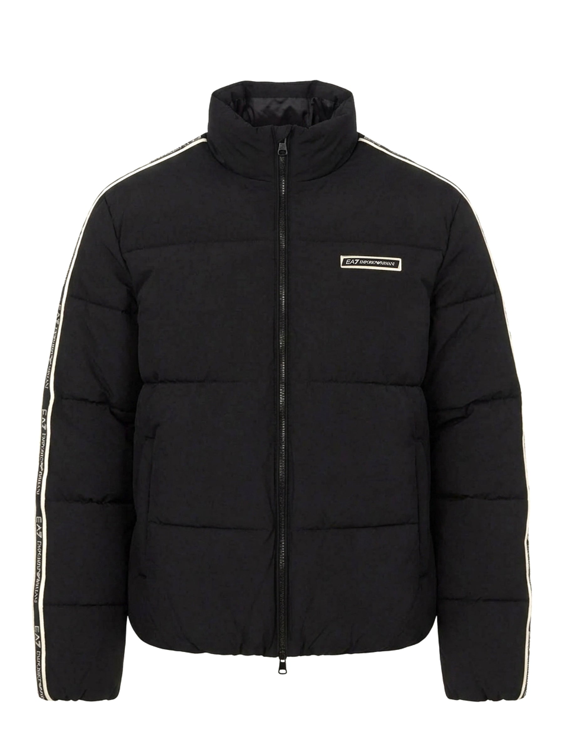 Piumini Nero Ea7 Emporio Armani