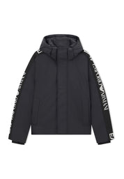 Piumini Nero Ea7 Emporio Armani