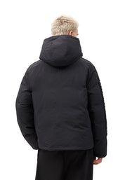 Piumini Nero Ea7 Emporio Armani