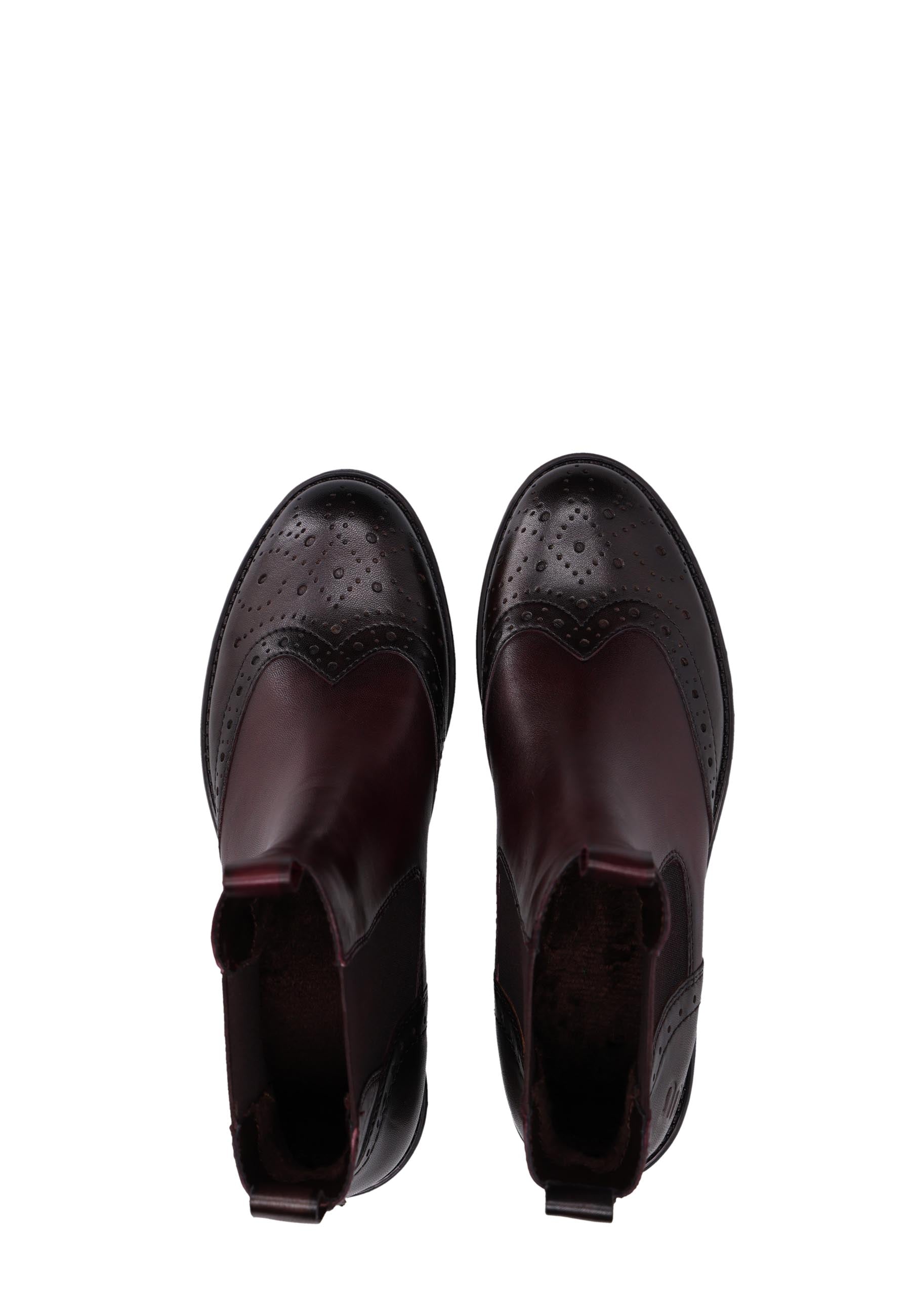 Stivaletti Bordeaux Bugatti