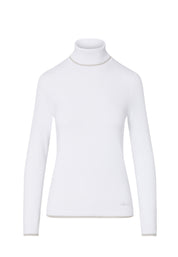 Maglia a collo alto Bianco Liu-jo