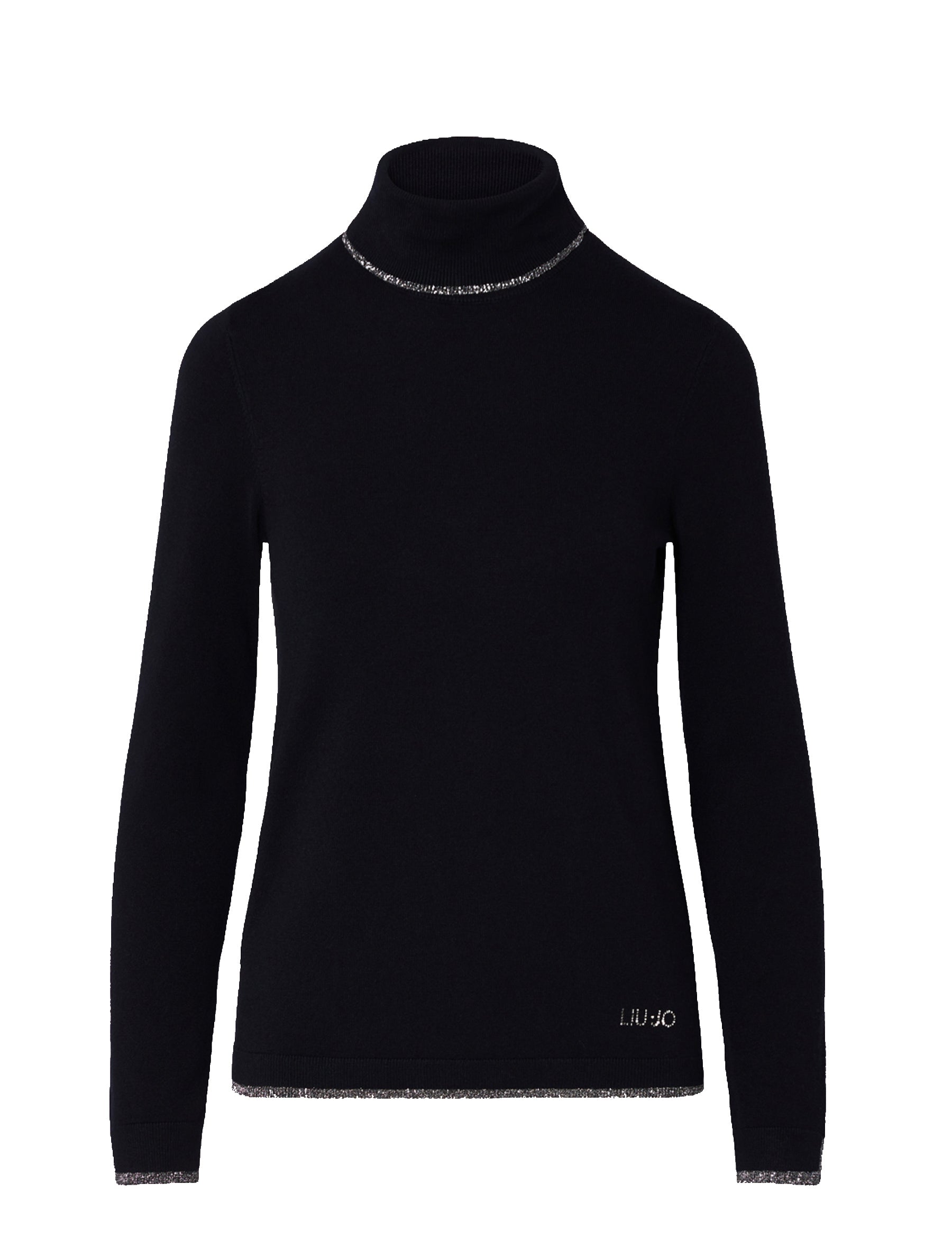 Maglia a collo alto Nero Liu-jo