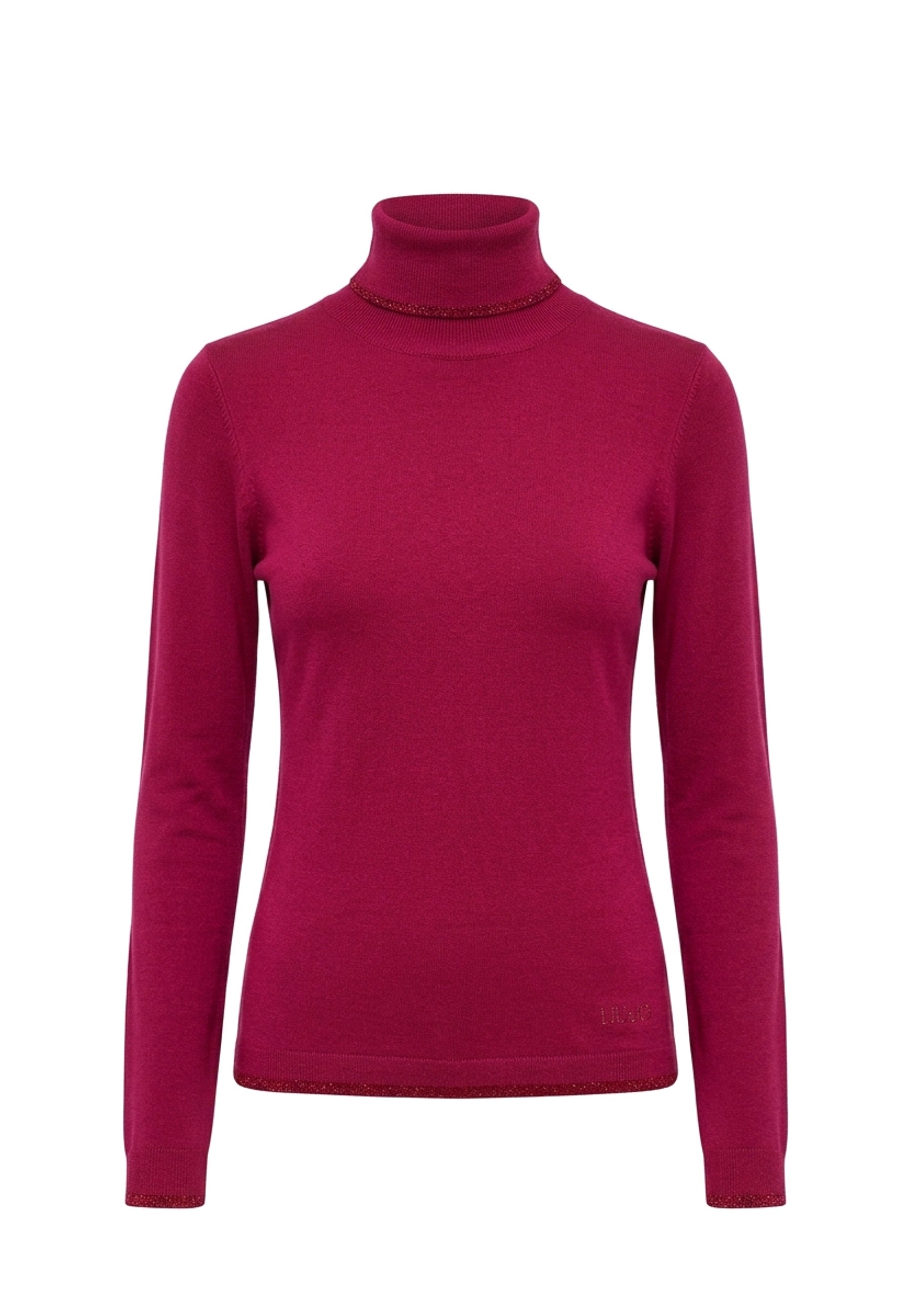 Maglia a collo alto Rosso Liu-jo
