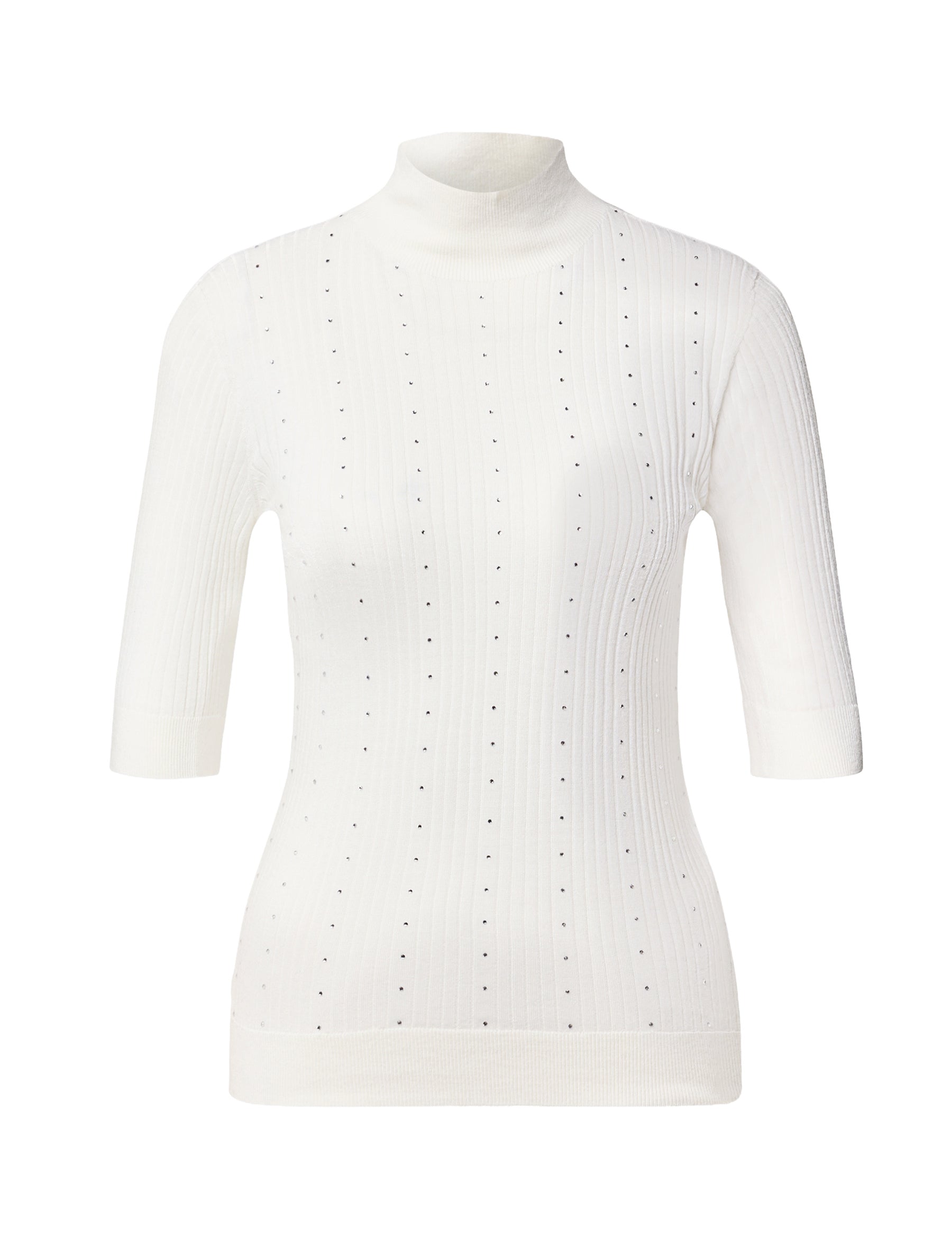 Maglia a collo alto Bianco Liu-jo