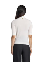 Maglia a collo alto Bianco Liu-jo