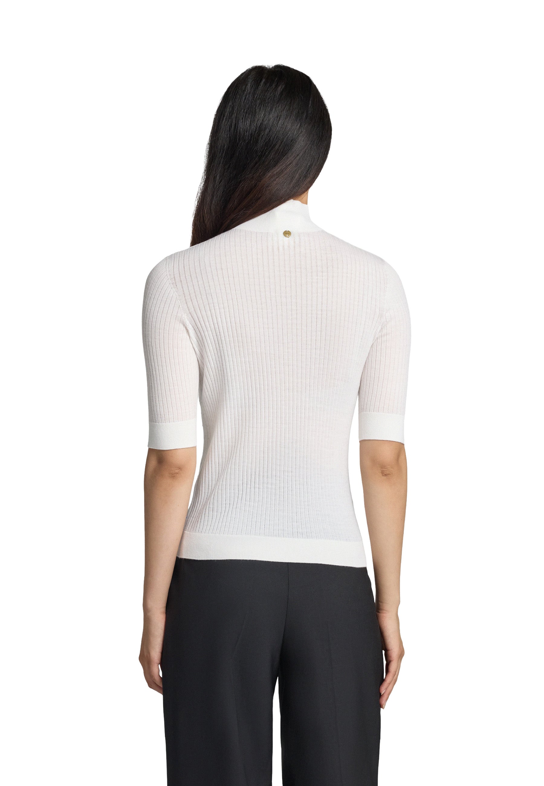 Maglia a collo alto Bianco Liu-jo