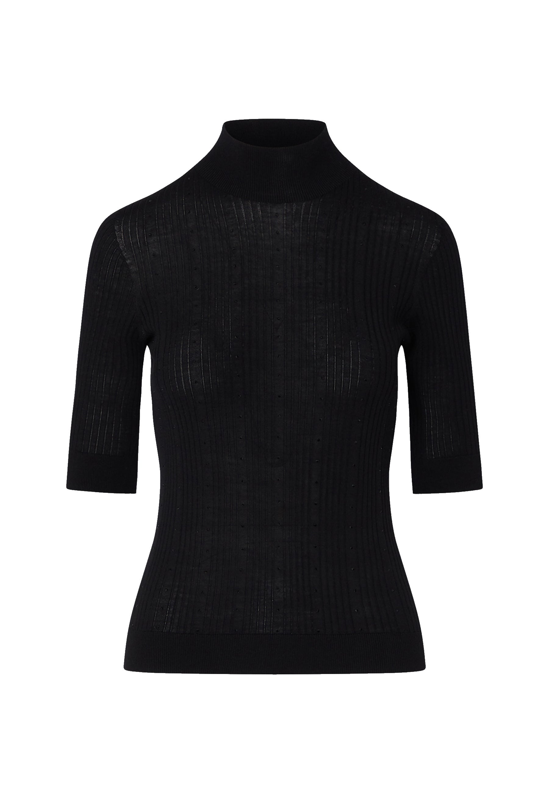 Maglia a collo alto Nero Liu-jo