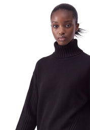 Maglia a collo alto Nero Liu-jo