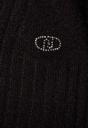 Maglia a collo alto Nero Liu-jo