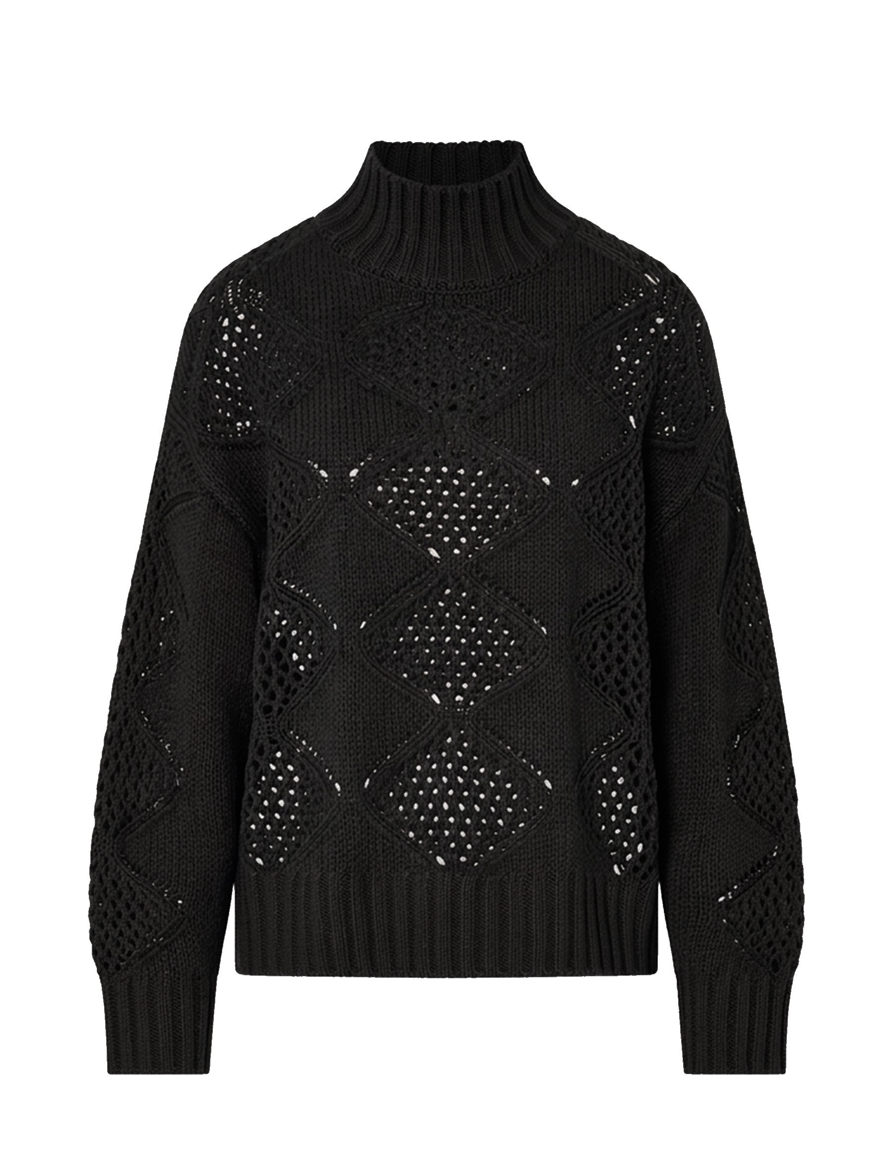Maglia a collo alto Nero Liu-jo