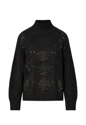 Maglia a collo alto Nero Liu-jo