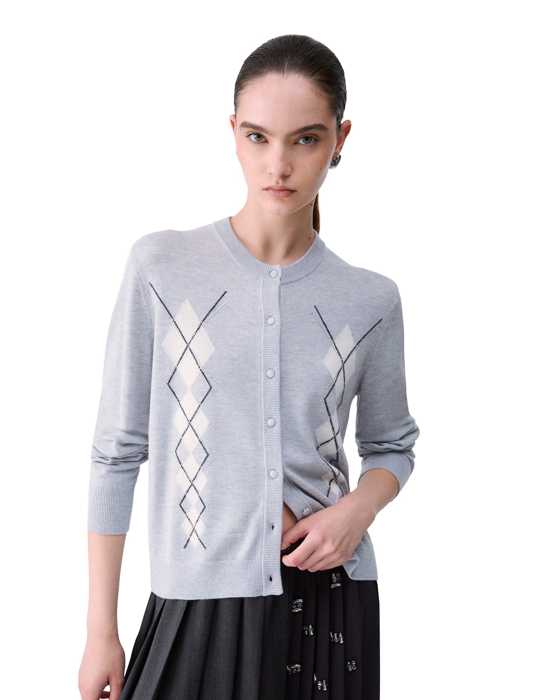 Cardigan Grigio Liu-jo