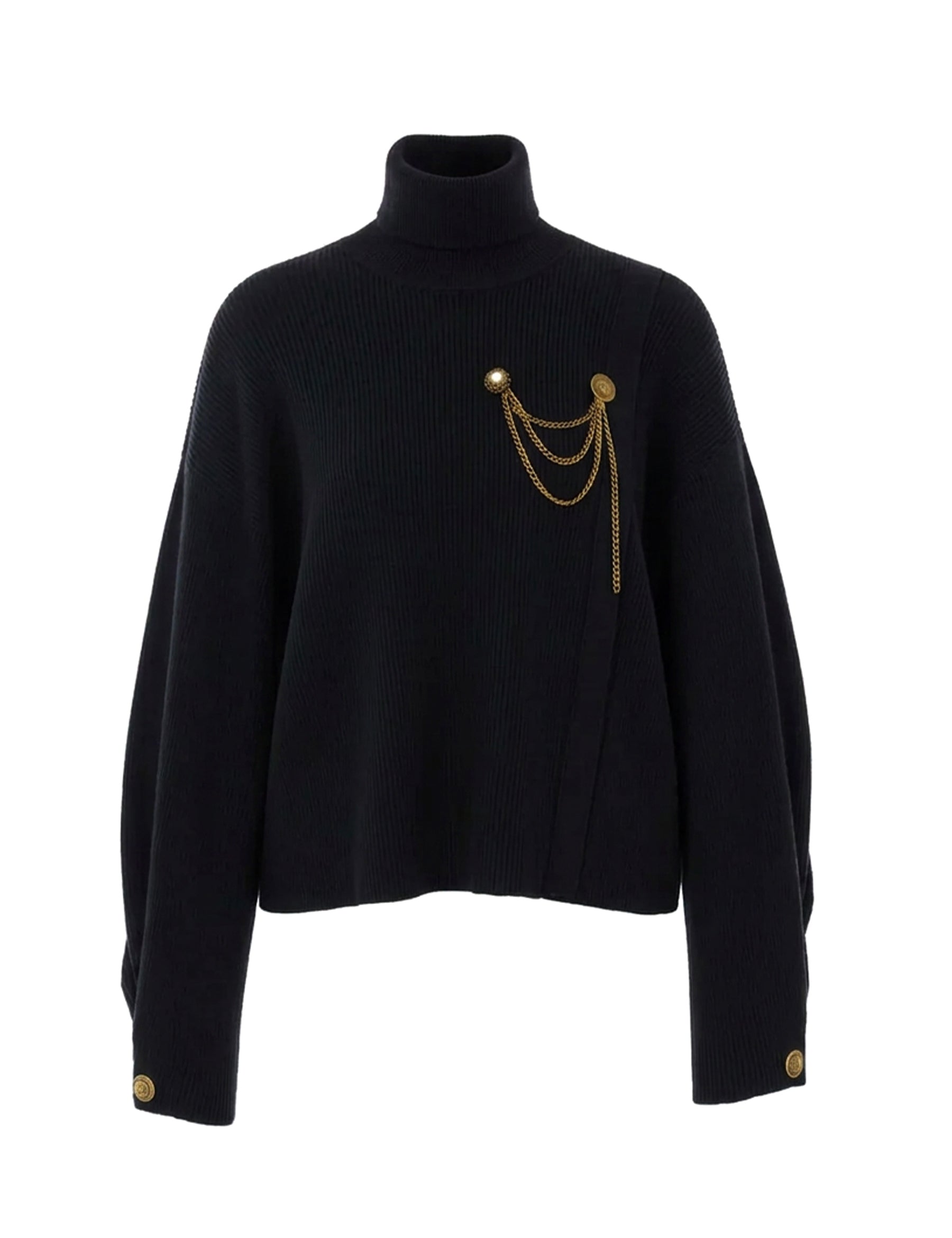 Maglia a collo alto Nero Liu-jo