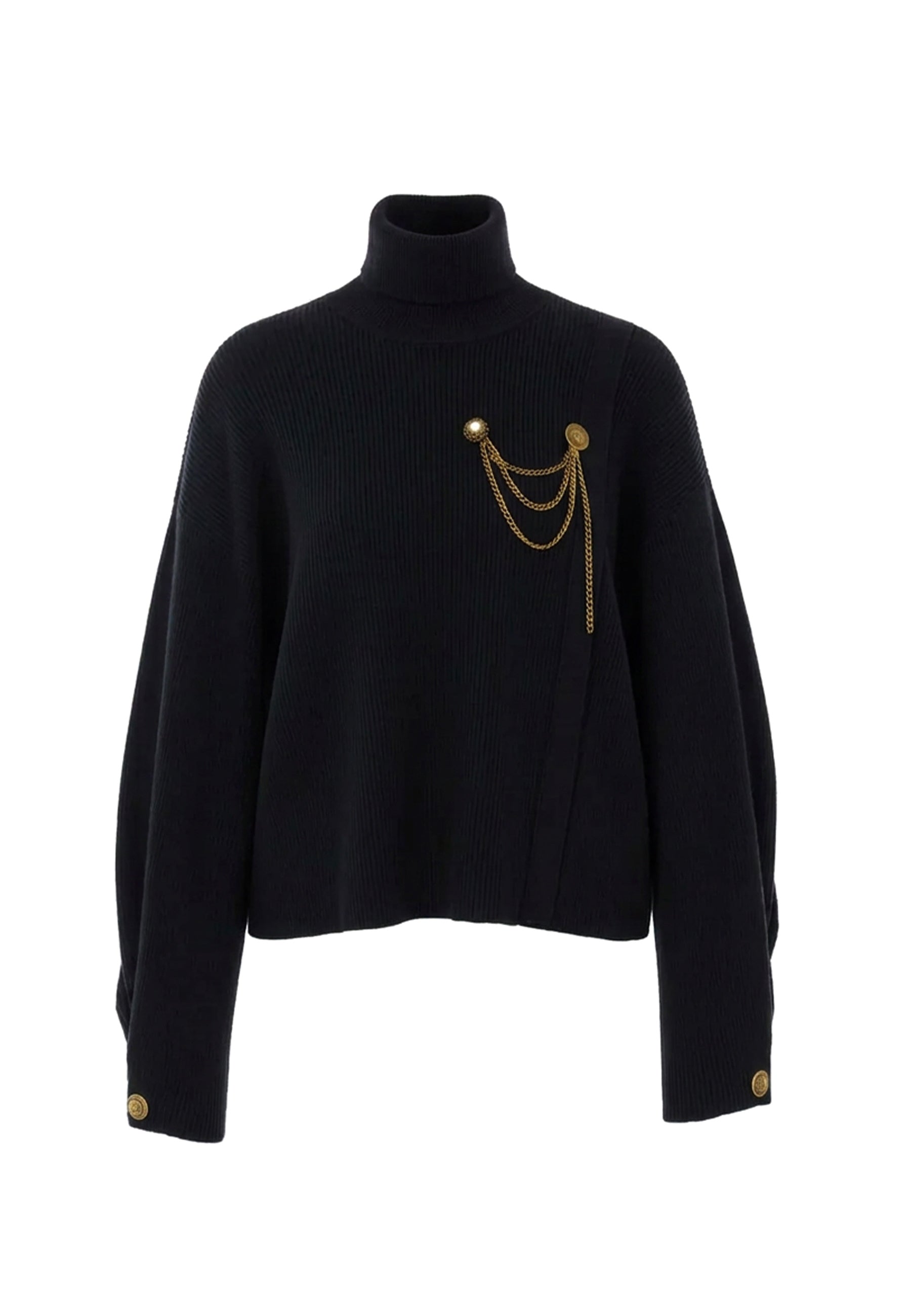 Maglia a collo alto Nero Liu-jo
