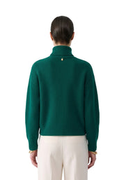 Maglia a collo alto Verde Liu-jo