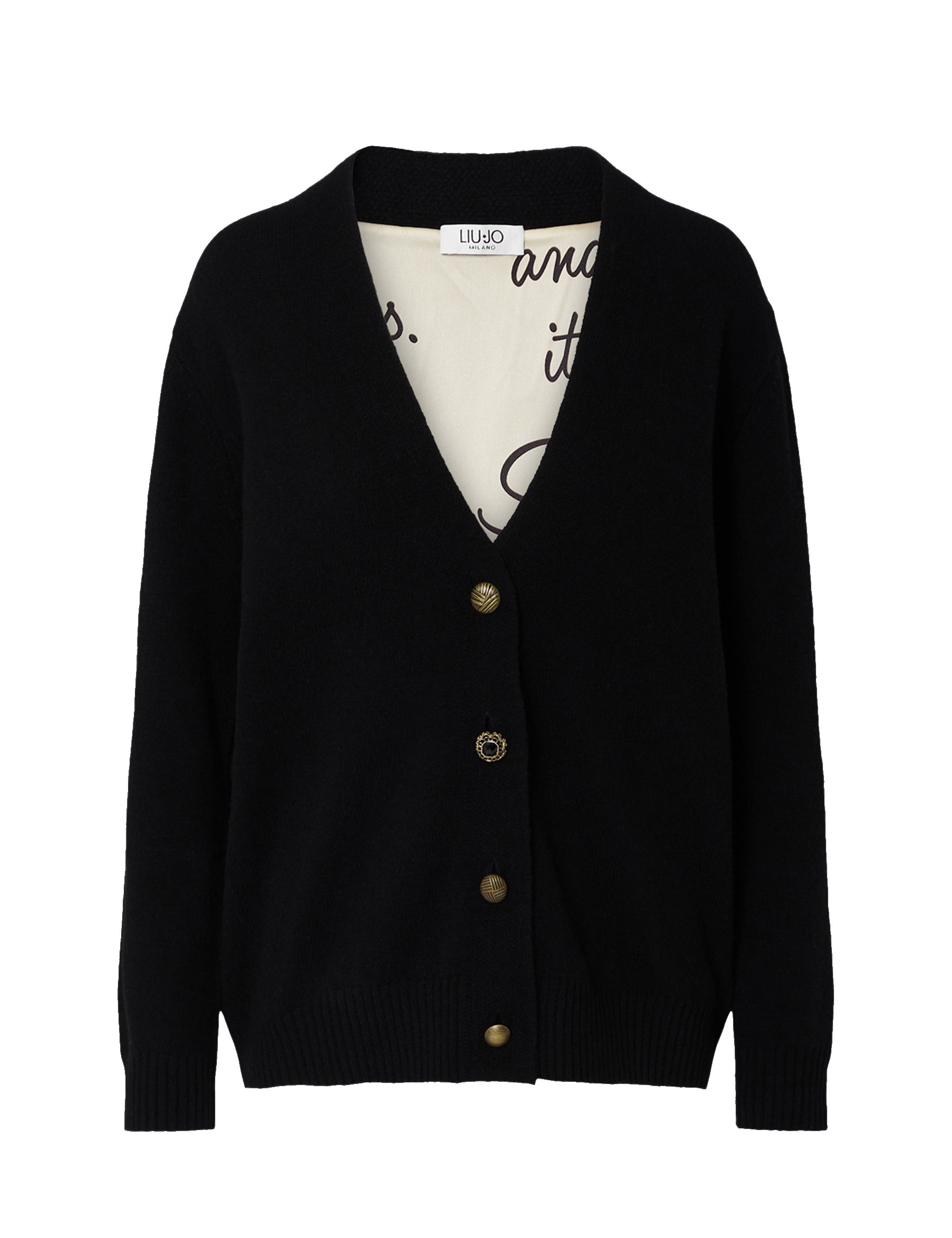 Cardigan Nero Liu-jo