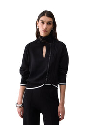 Maglia a collo alto Nero Liu-jo