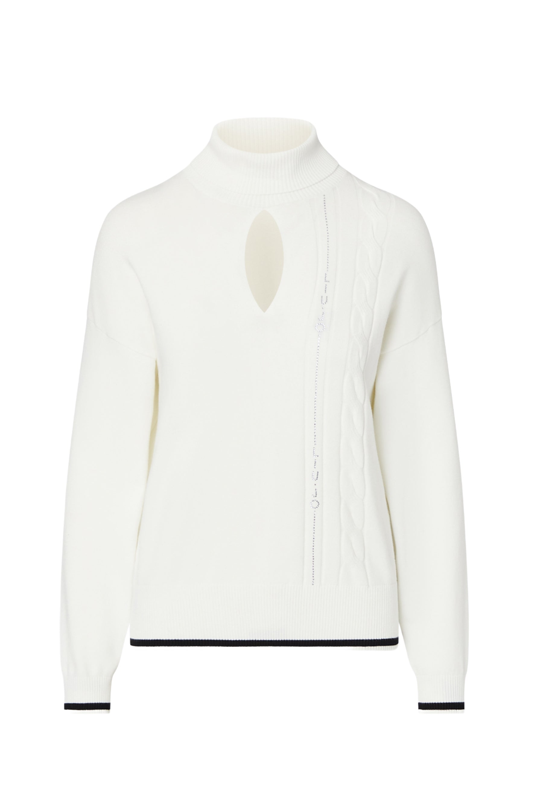 Maglia a collo alto Bianco Liu-jo
