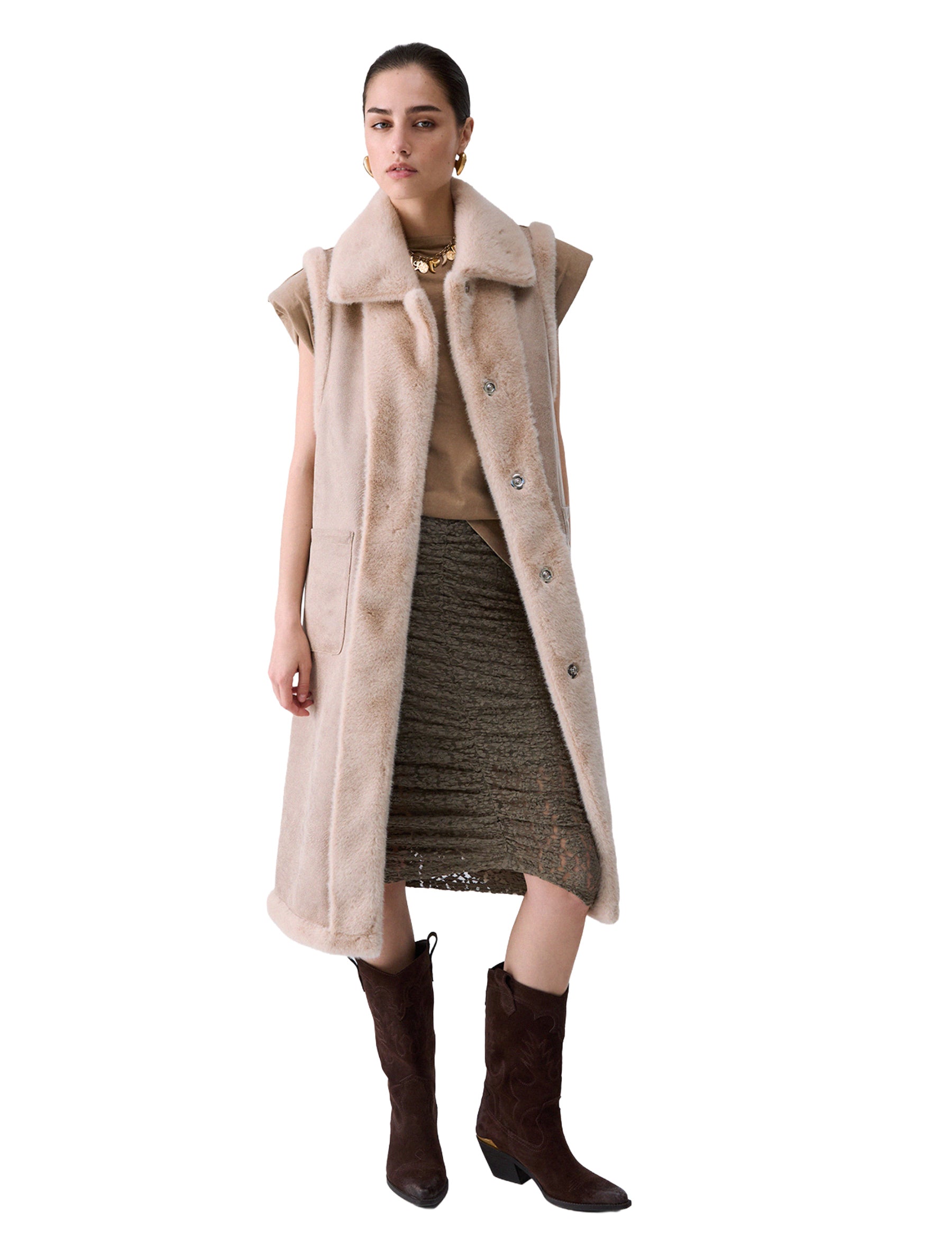 Gilet Beige Liu-jo