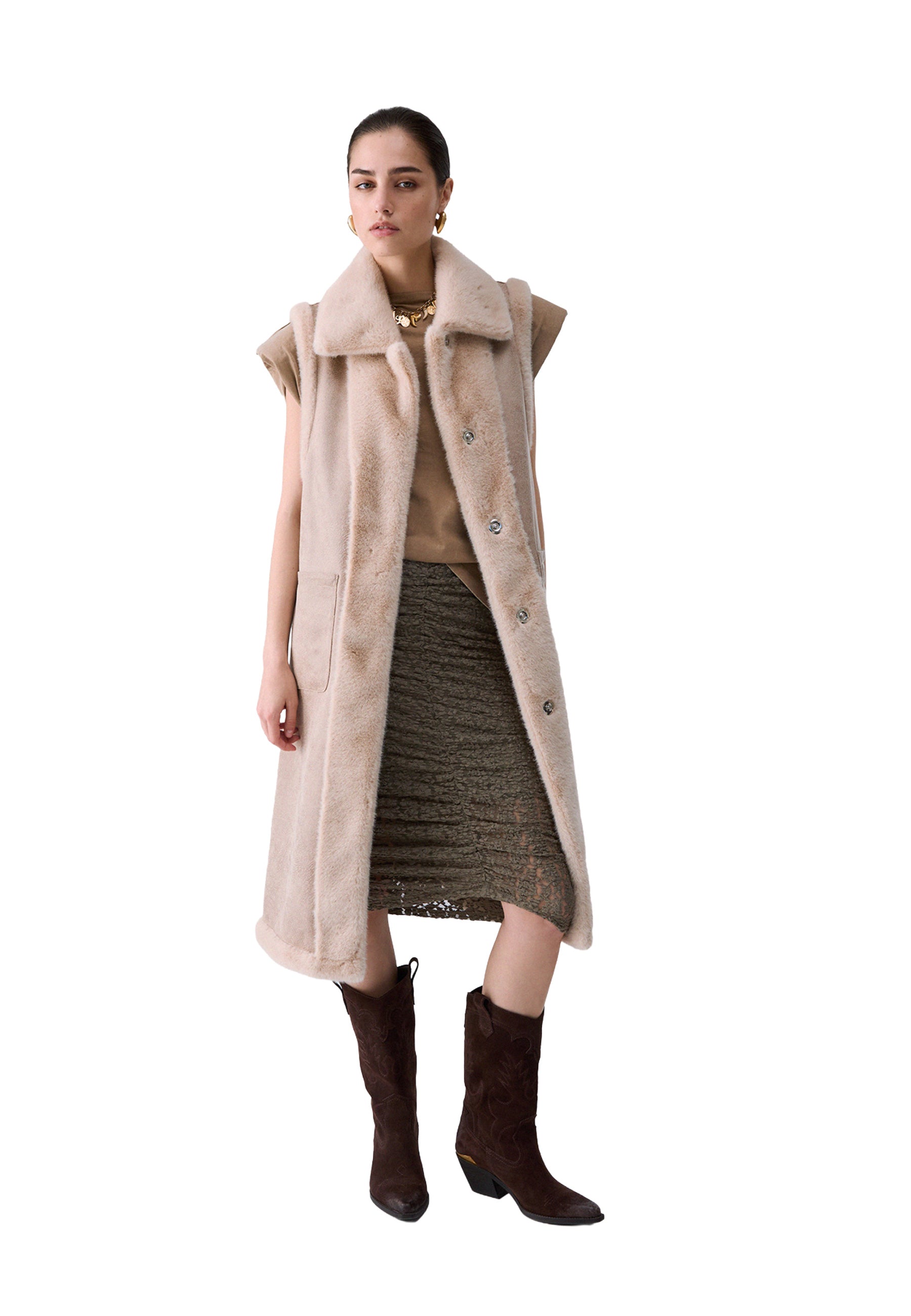 Gilet Beige Liu-jo
