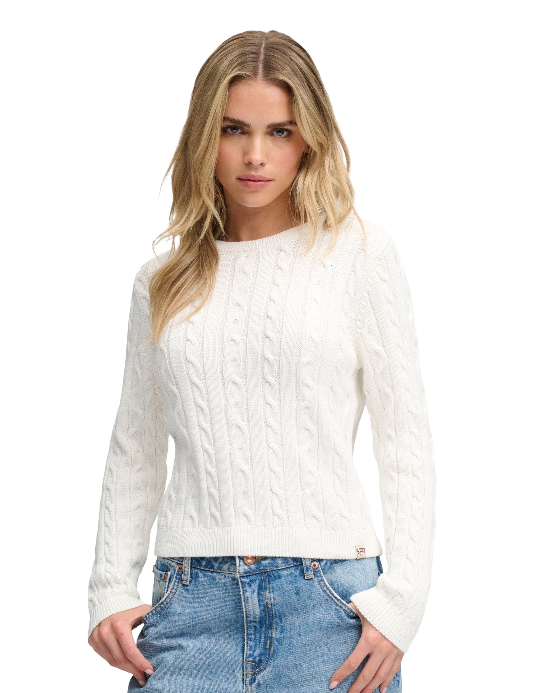 Maglioncini Bianco Superdry
