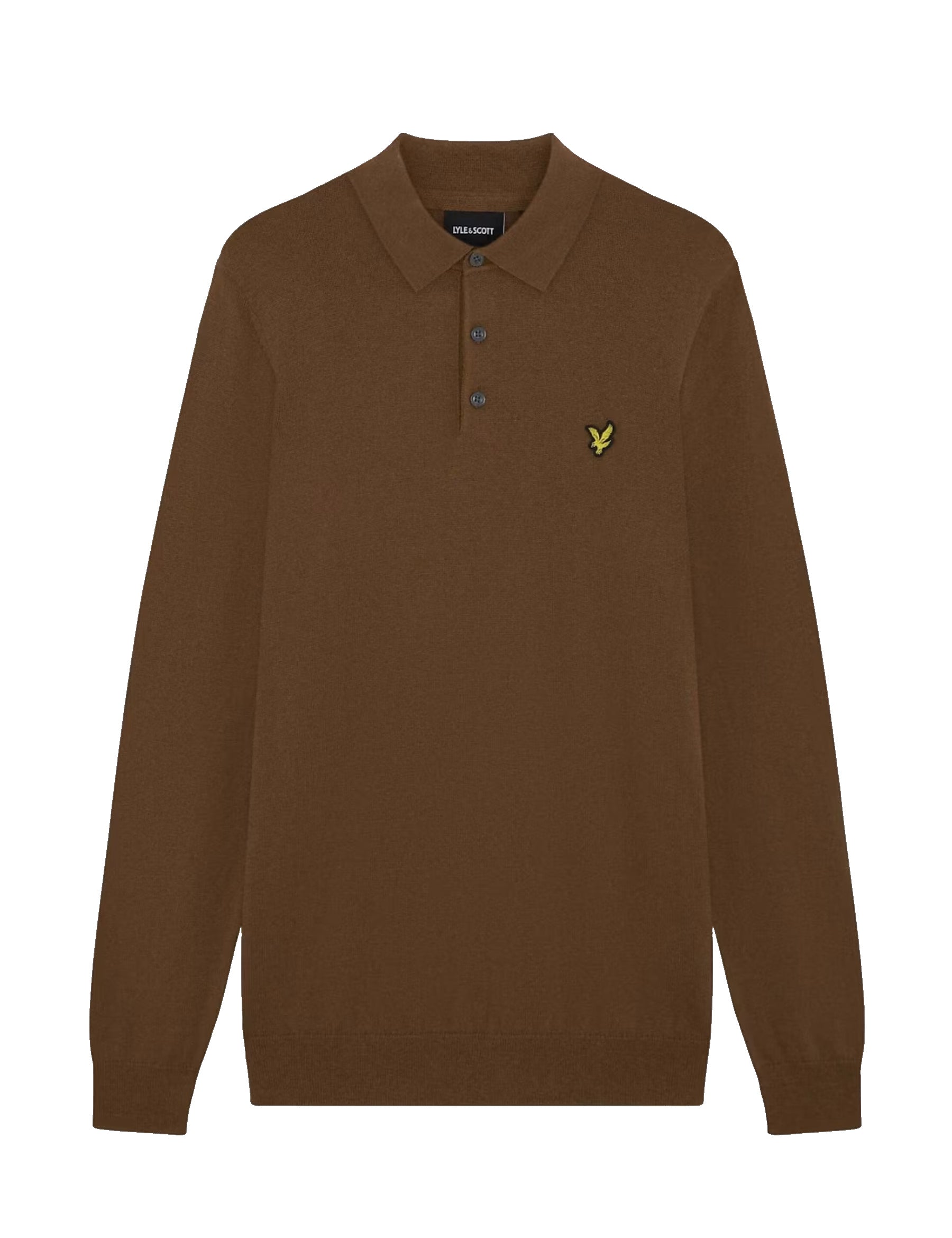 Polo Marrone Lyle & Scott