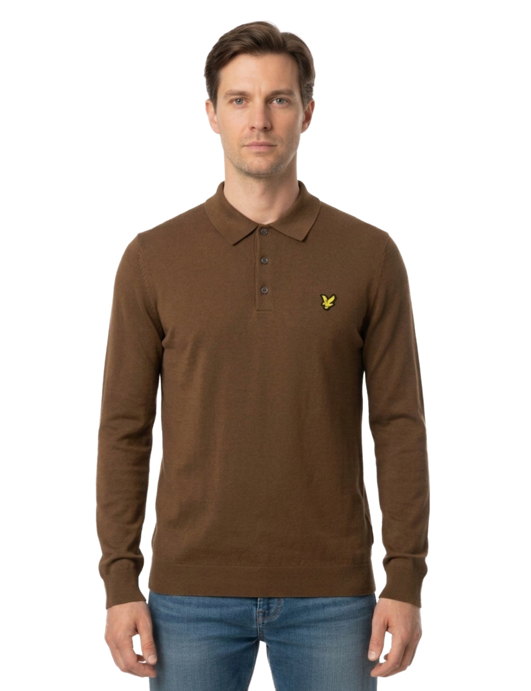 Polo Marrone Lyle & Scott