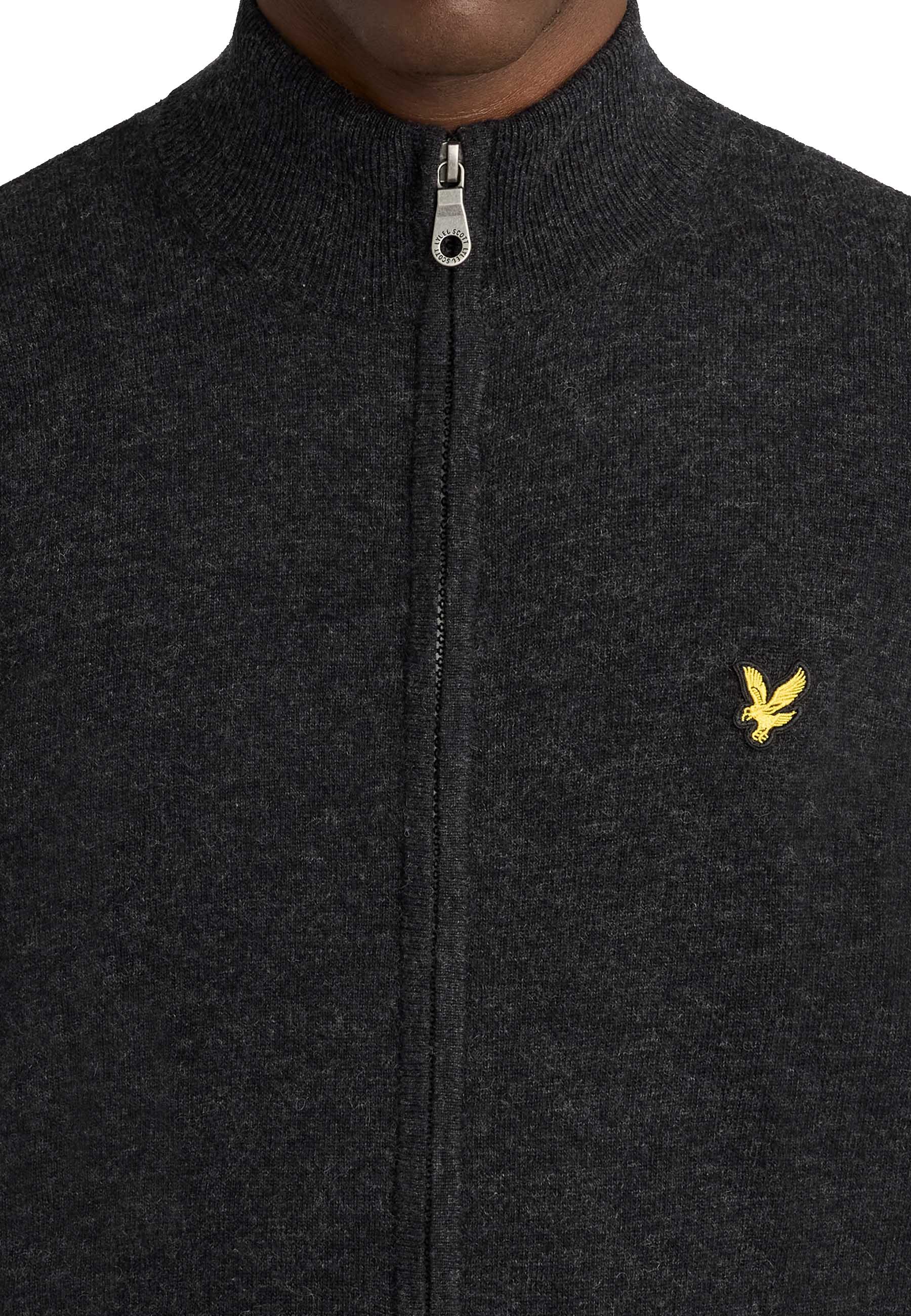 Cardigan Nero Lyle & Scott