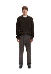 Polo Marrone Selected Homme Black