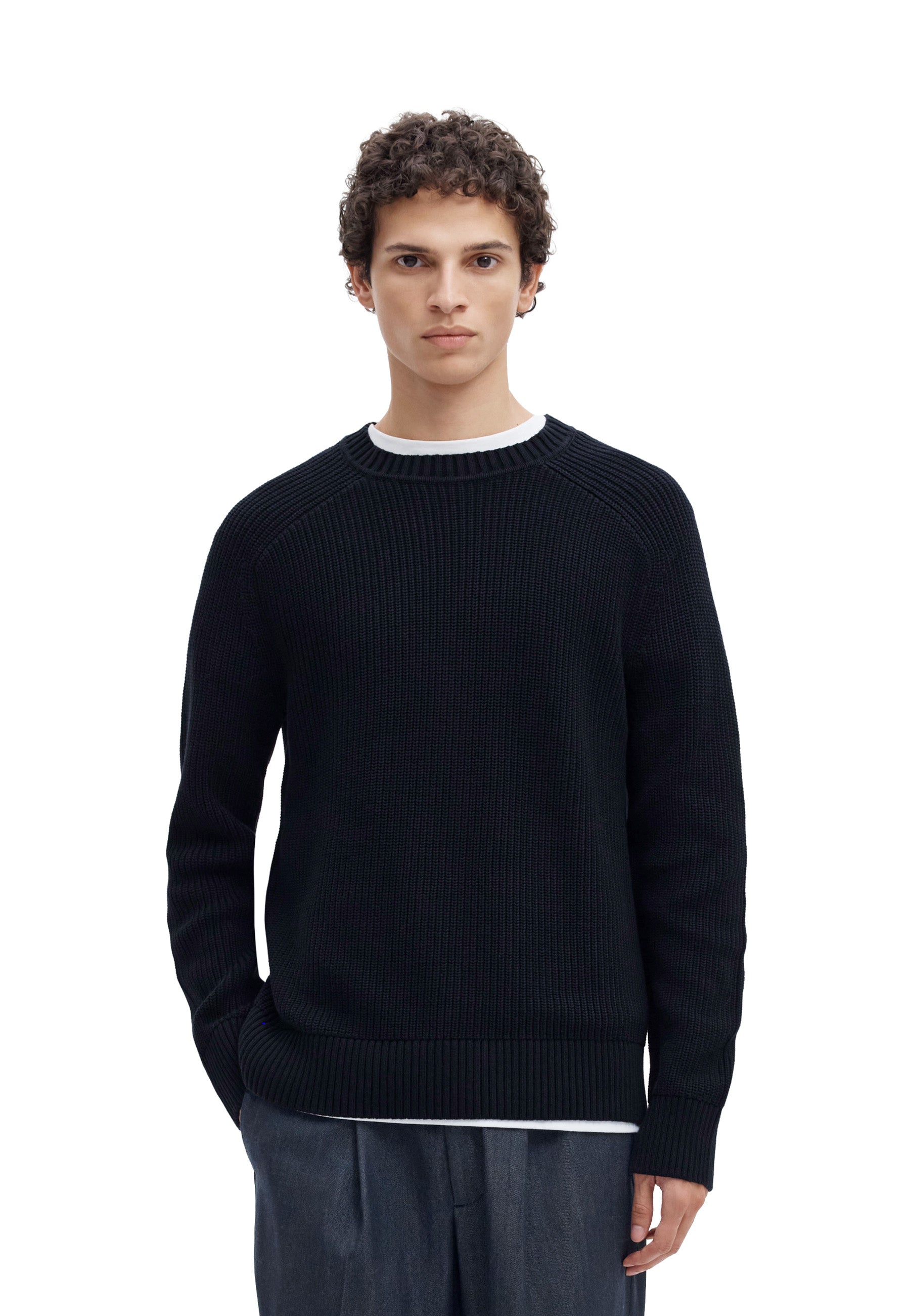 Maglioncini Blu Selected Homme Black