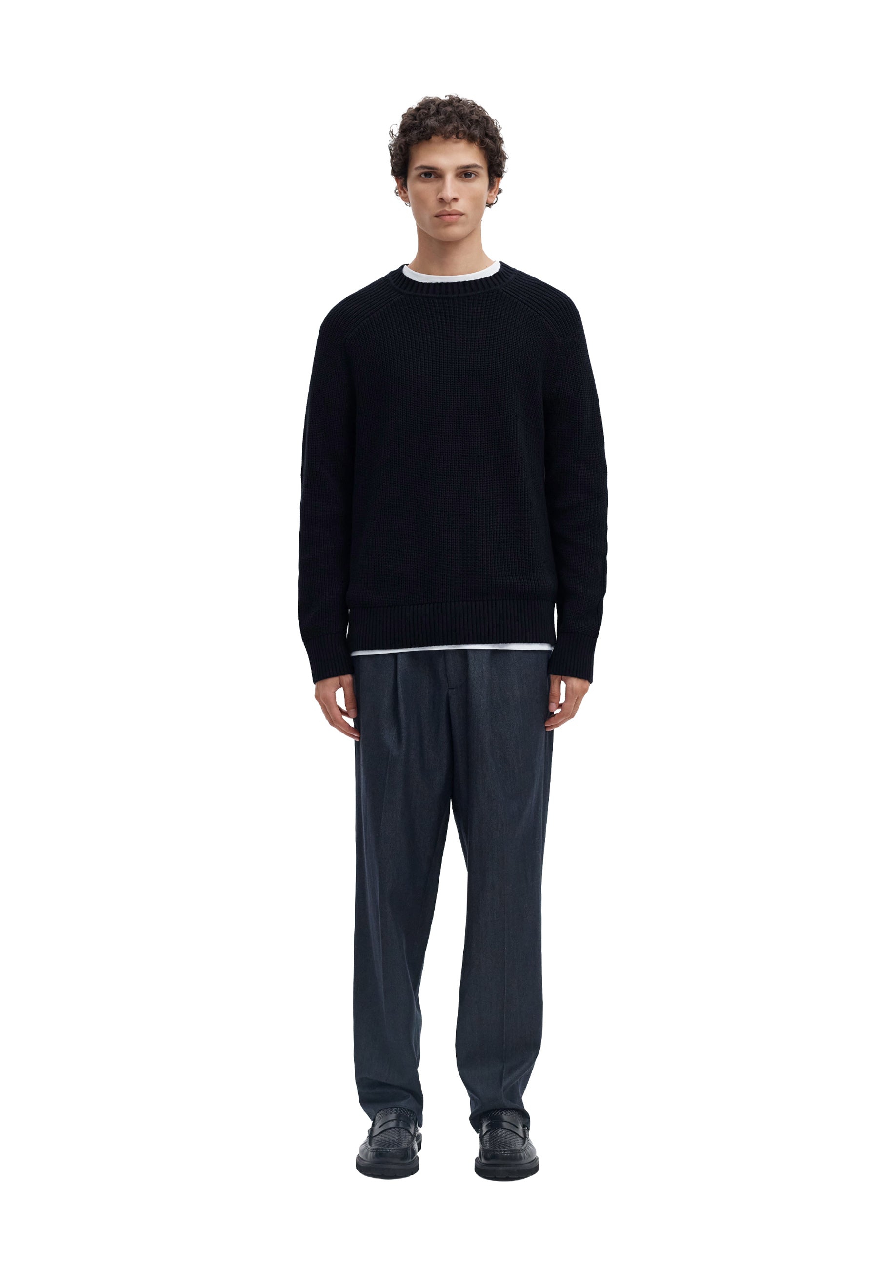 Maglioncini Blu Selected Homme Black
