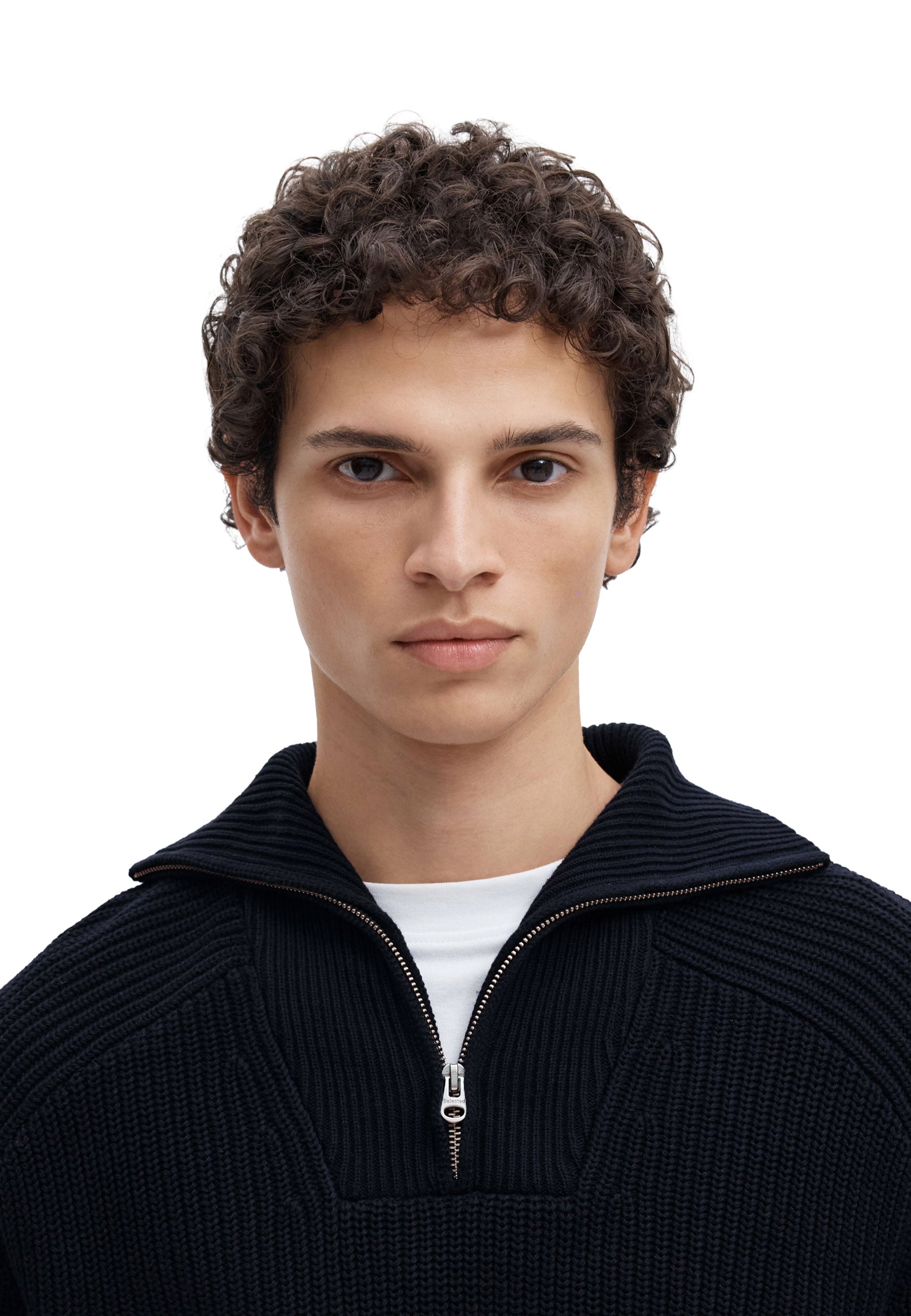 Maglioncini Blu Selected Homme Black