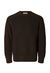 Maglioncini Marrone Selected Homme Black