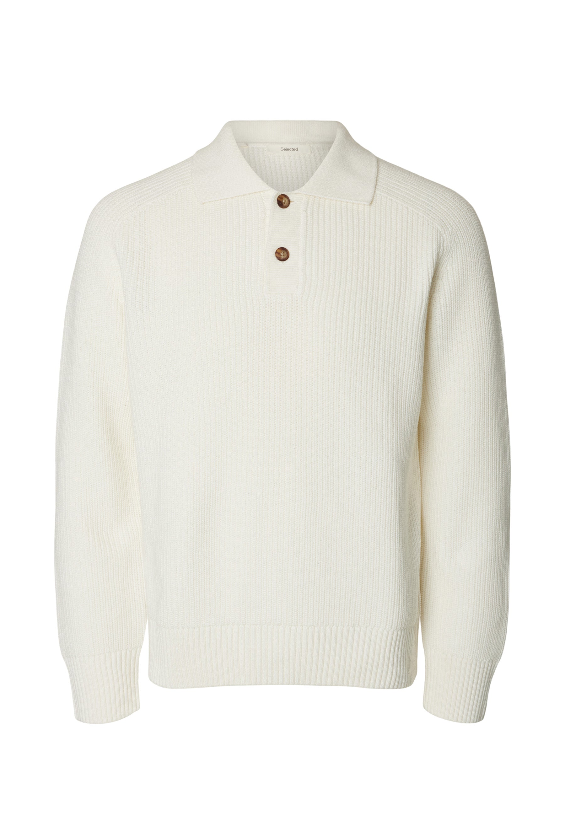 Polo Bianco Selected Homme Black