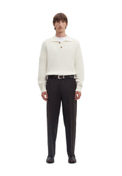 Polo Bianco Selected Homme Black