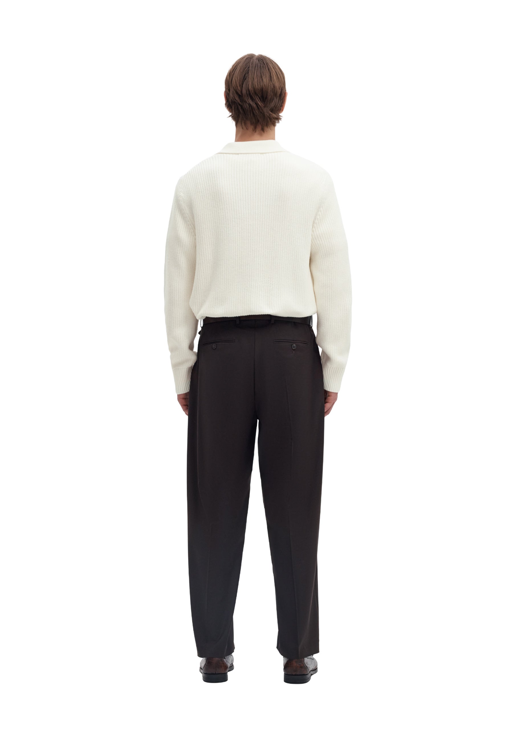 Polo Bianco Selected Homme Black